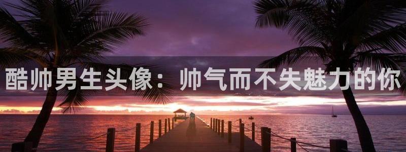 里番本子漫画在线：酷帅男生头像：帅气而不失魅力的你