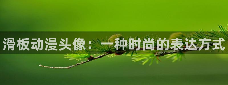 动漫新里番：滑板动漫头像：一种时尚的表达方式